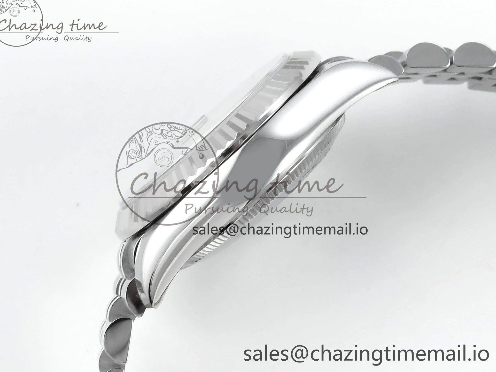 MiroTime 0304 DateJust 31 278274 ARF 1:1 Best Edition 904L Steel Gray Diamonds Dial on SS Jubilee Bracelet ETA OnTrend 541